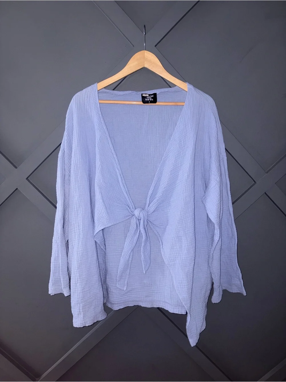 ✨•Riverside Dye Wrap Top•✨